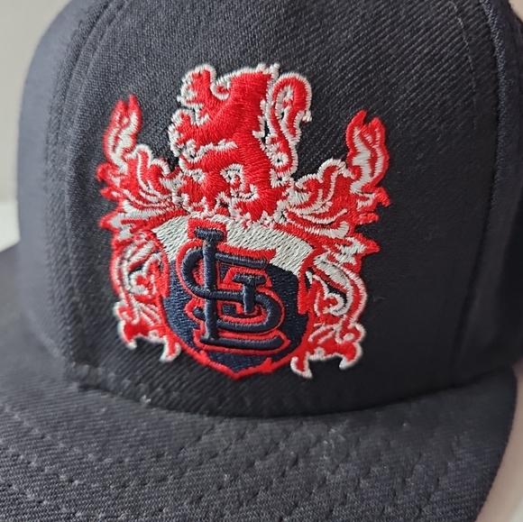 St Louis Cardinals New Era 59Fifty MLB Baseball Fitted Hat Cap Men's 7-5/8 Hat - Picture 2 of 7